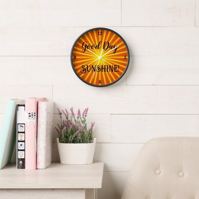 Good Day Sunshine! Clock (Reading Room)