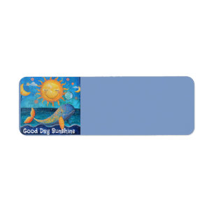 Good Day Sunshine Return Address Label