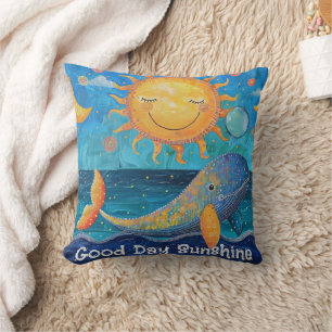 Good Day Sunshine Throw Pillow