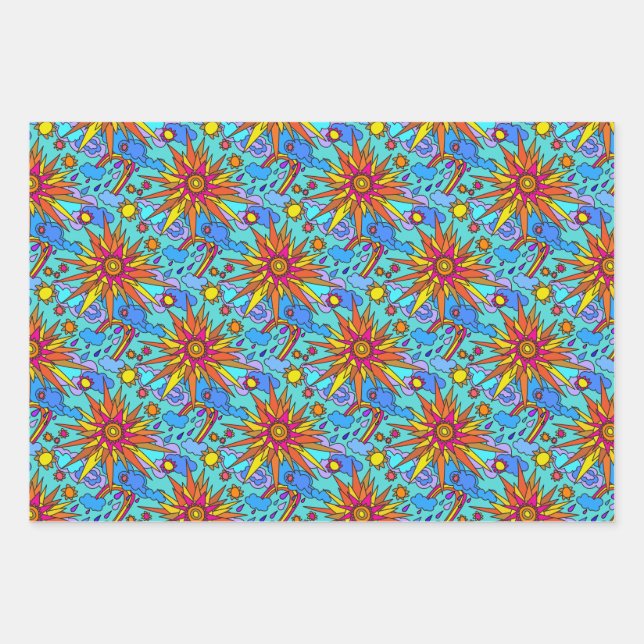 Good Day Sunshine Wrapping Paper Sheet (Front)