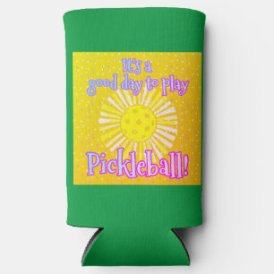  Good Day To Play Pickleball  Seltzer Can Cooler