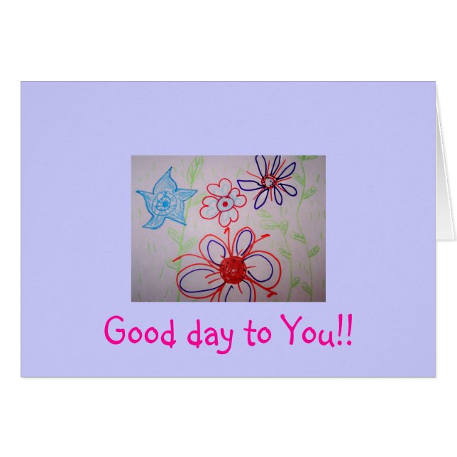 Good day to You!! Card (Front Horizontal)