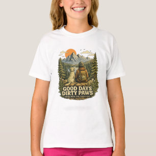 Good Days Dirty Paws Dog Lover T-Shirt