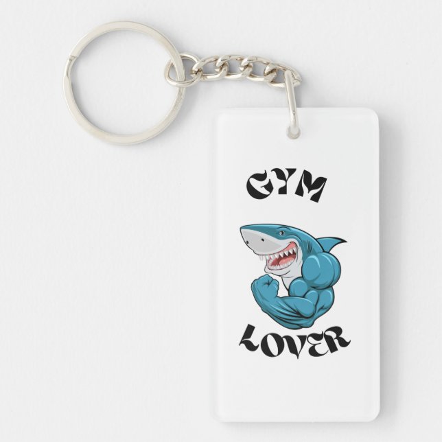 good deigned keychain for gym lovers (Front)