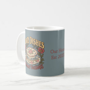Good Dishes Ordinary Tuesdays Floral China Coffee Mug