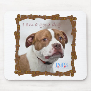 Good Dog Pit Bull Rescue Mouse Mat