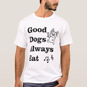 Good Dogs Always Eat GDAE Music Theory T-Shirt