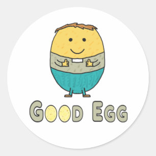 Good Egg Classic Round Sticker