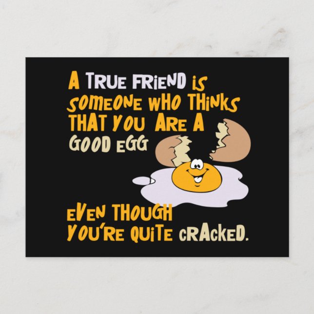 Good Egg postcard (Front)