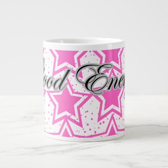 Good energy  large coffee mug (Front)