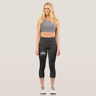 Good Energy Only – Minimalist Nature Art Capri Leggings
