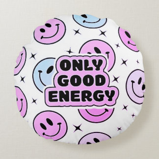 Good Energy Round Cushion
