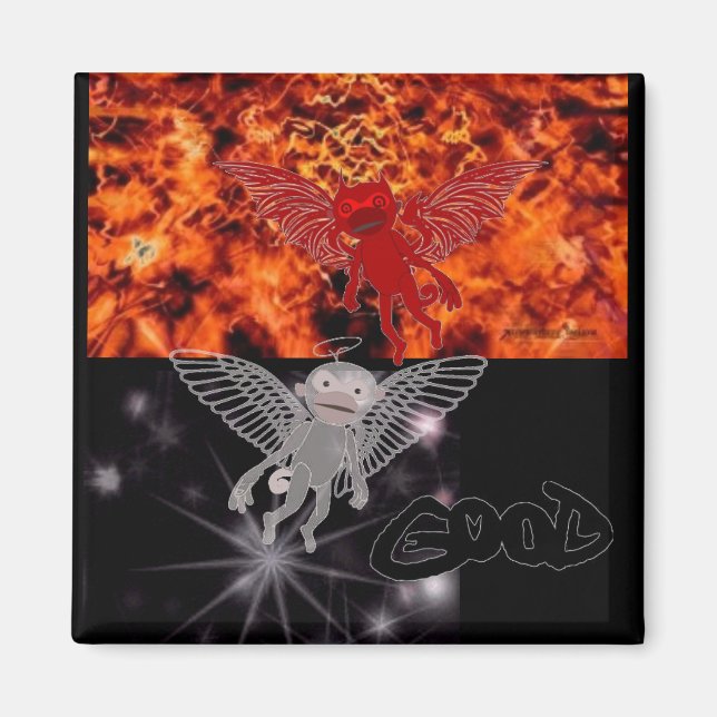 Good & Evil Magnet (Front)