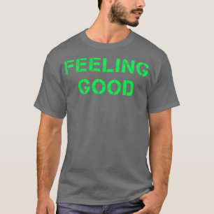 Good Feeling Text Casual Streetwear T-Shirt