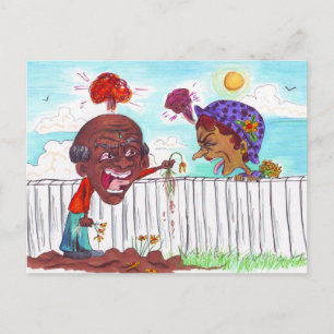 Good Fences Make Good Neighbours Postcard
