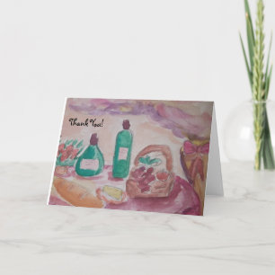 good food and good friends card