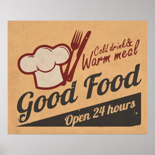 Good Food Poster (Front)