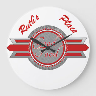 Good Food Retro Style Restauraunt Clock