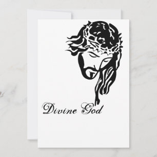 Good Friday Divine God Flat Card