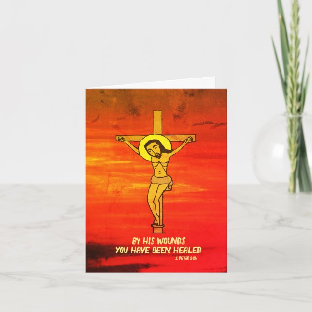 Good Friday Greetings Easter  Card (Front)