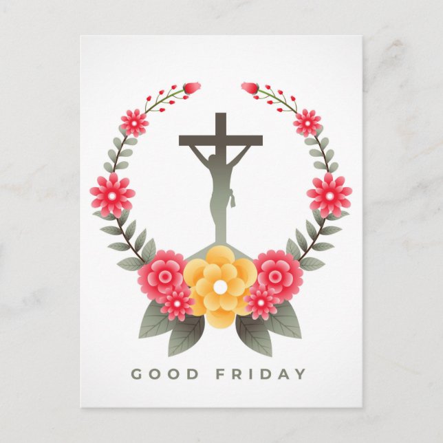 Good Friday  Holiday Postcard (Front)