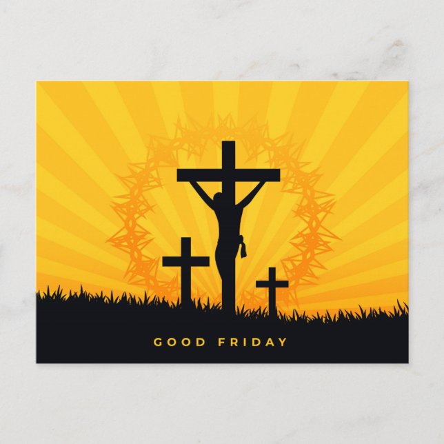 Good Friday  Holiday Postcard (Front)