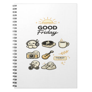 Good Friday Weekend Vibes Notebook