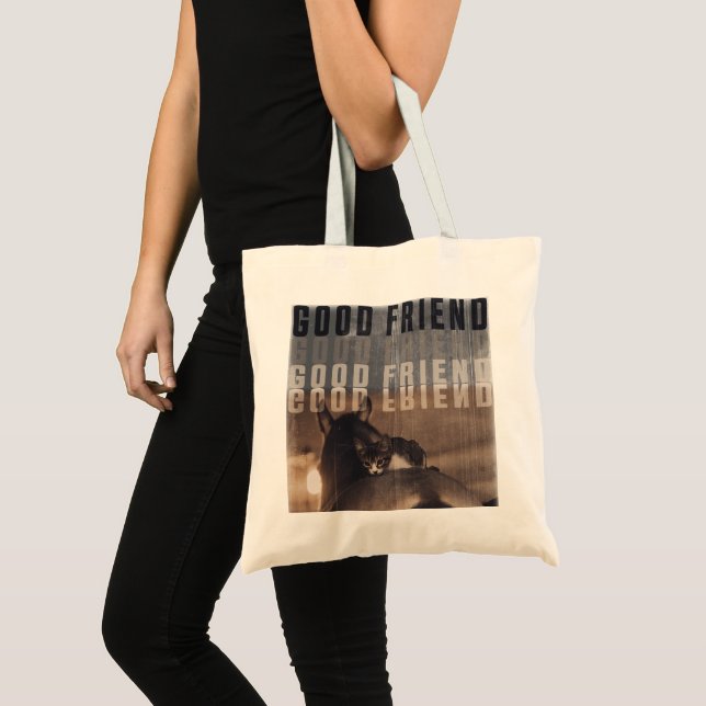 good friend-BW Tote Bag (Front (Product))