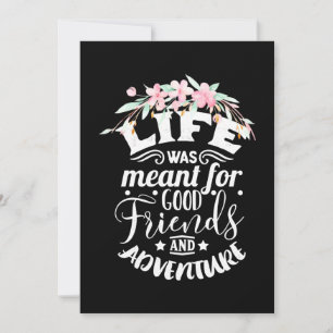 Good Friends And Adventure Invitation