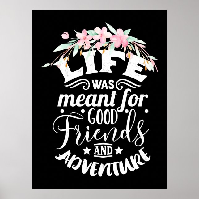 Good Friends And Adventure Poster (Front)