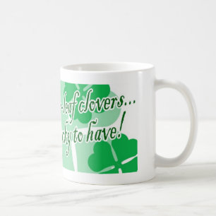 Good Friends and Four-Leaf Clovers Coffee Mug
