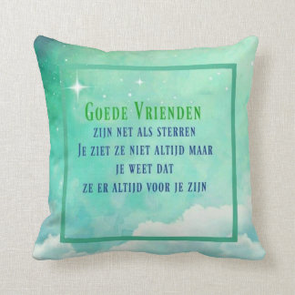 Good Friends are like stars Cushion