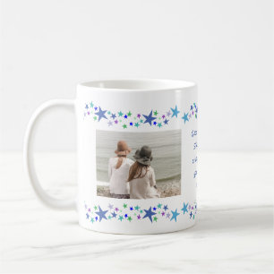 Good Friends are like Stars Custom Photos Coffee Mug