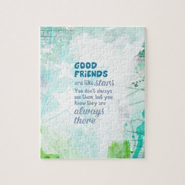 Good Friends are Like Stars Jigsaw Puzzle (Vertical)