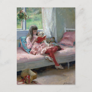 Good Friends by Albert Edelfelt 1881 Postcard