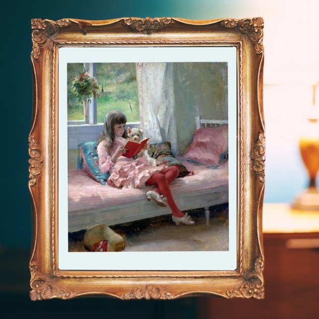 Good Friends by Albert Edelfelt 1881 Poster (Creator Uploaded)