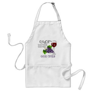 Good Friends, Good Wine Standard Apron