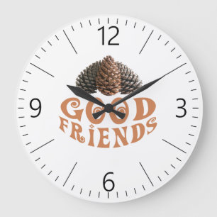 Good friends large clock
