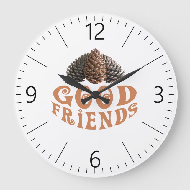Good friends large clock (Front)