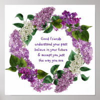 Good friends Understand Inspirational Quote 