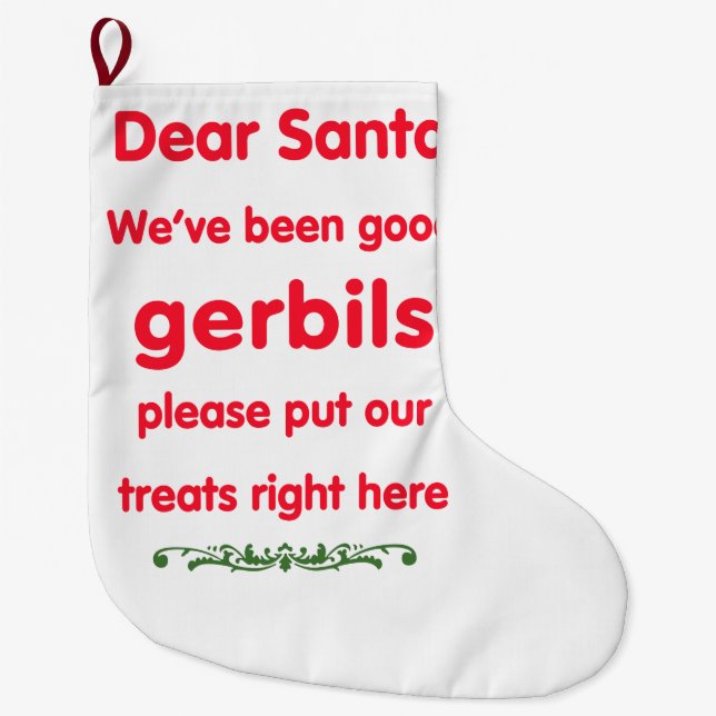 good gerbils large christmas stocking (Front)
