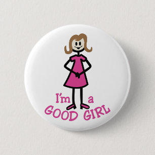 Good Girl 6 Cm Round Badge