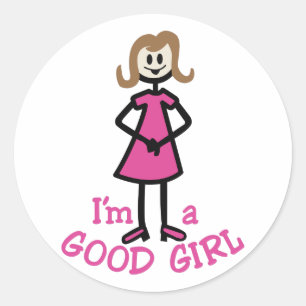 Good Girl Classic Round Sticker