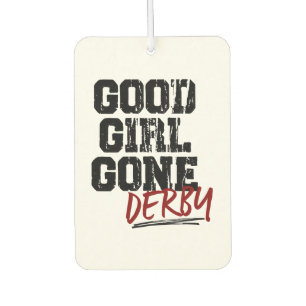 Good Girl Gone Derby Roller Skating Car Air Freshener