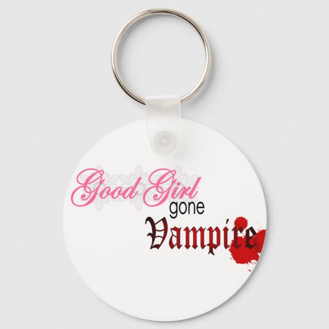 Good girl gone vampire key ring (Front)