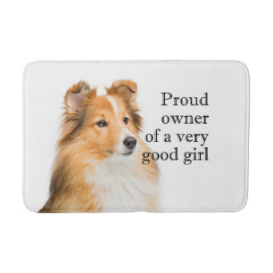 Good Girl Sheltie Bath Mat