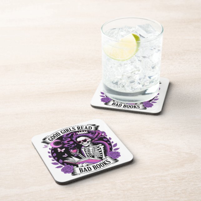 Good Girls Read Bad Books  Coaster (Right Side)