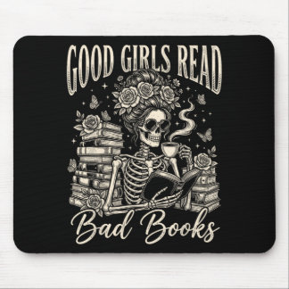 Good Girls Read Bad Books Funny Smut Reader Dark Mouse Mat