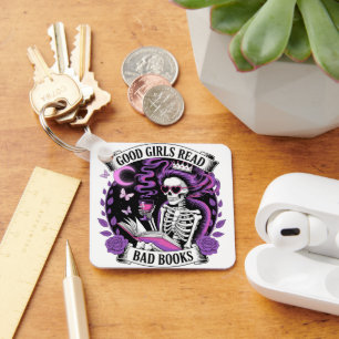 Good Girls Read Bad Books Key Ring