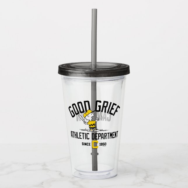 Good Grief Athletic Department Acrylic Tumbler (Front)